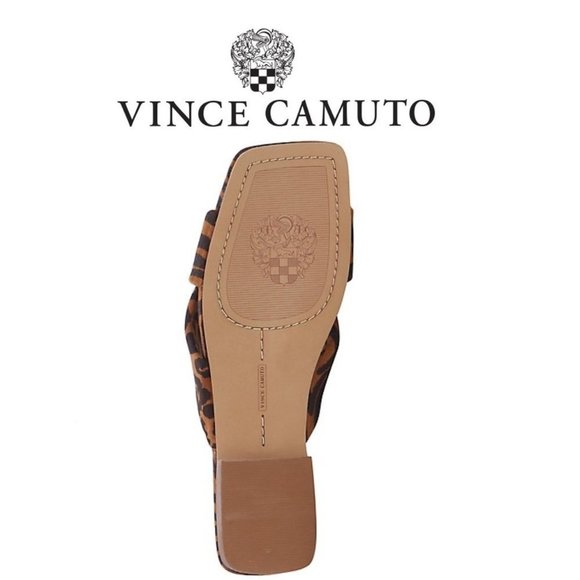 New Vince Camuto Alannie Slide Sandal, Size 6.5, 7.5 and 8 - Brown - Picture 6 of 8